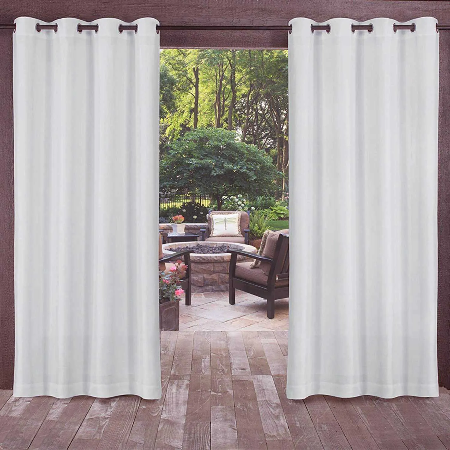 Cortinas Al Aire Libre Pérgola Cortina Interior Exterior Impermeable Patio  Cortinas Ojal Cortina Blackout Para Gazebo Porche 210712 De 22,38 €