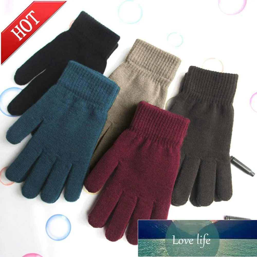 Kobiety Mężczyźni Unisex Zimowe Rękniki Krojeniowe Rękawice Full Flackled Podstawowe Solid Color Grube Pluszowe Podszewka Mittens Nadgarstek termiczny Cena Fabryczna Cena Expert Design Quality