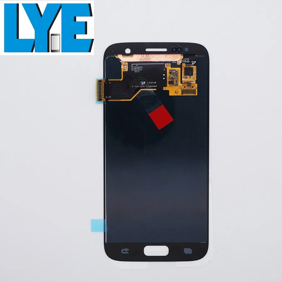 Płyta dotykowe telefonu komórkowego Wyświetlacz LCD dla Samsung Galaxy S7 G930 G930F Amoled Ecale Digitizer