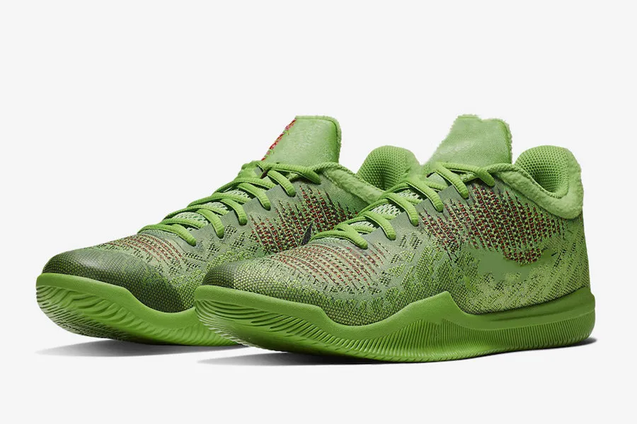 Mamba Rage Low Grinch Basketball Shoes Purple Platinum Electric