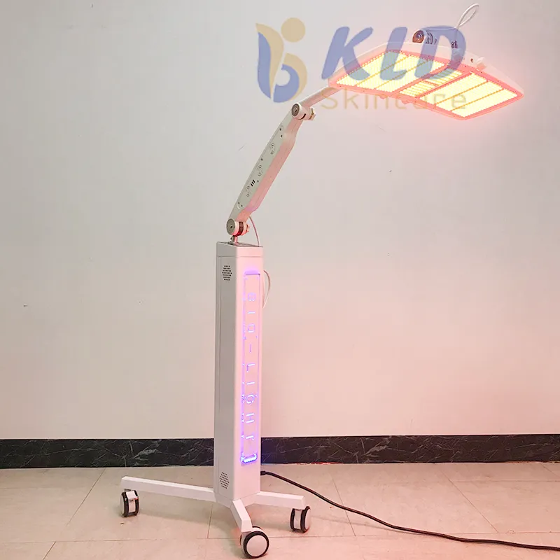 Professionell PDT LED Facial Therapy Machine 7 Färger Ansiktsmask Lätt hudföryngring Acne Behandling för Salon Clinic Användning