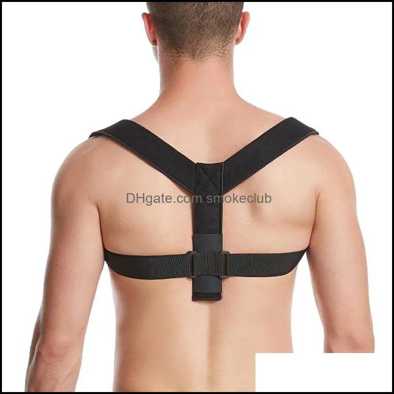 Back Shoulder Posture Correction Adjustable Adult Sports Safety Back Support Corset Spine Support Belt Posture Corrector 2017 118 W2