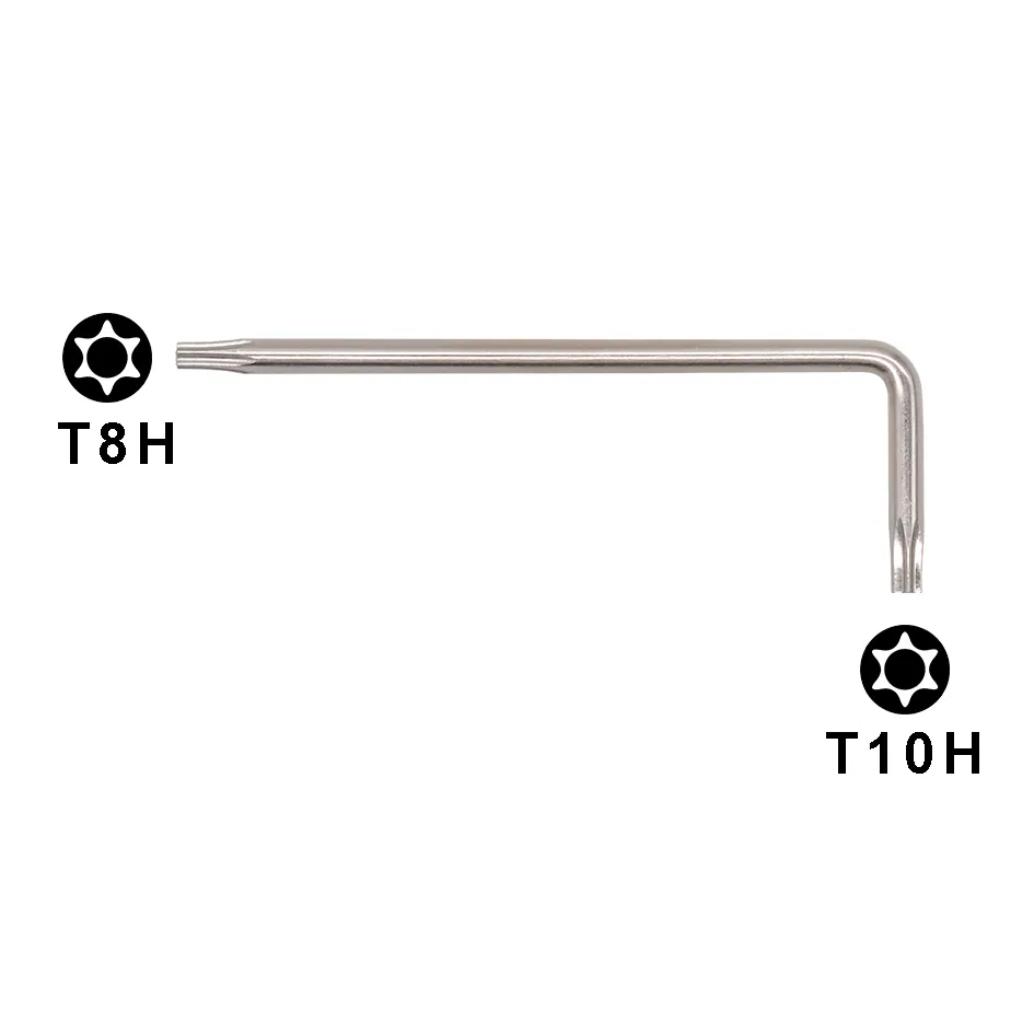 3.0x22x63 мм TORX T8-T10 L Клавиша T8 T10 с отверстием двойной отвертки гаечный ключ для ремонта Xbox 360 x360 45 # сталь 3000 шт. / Лот