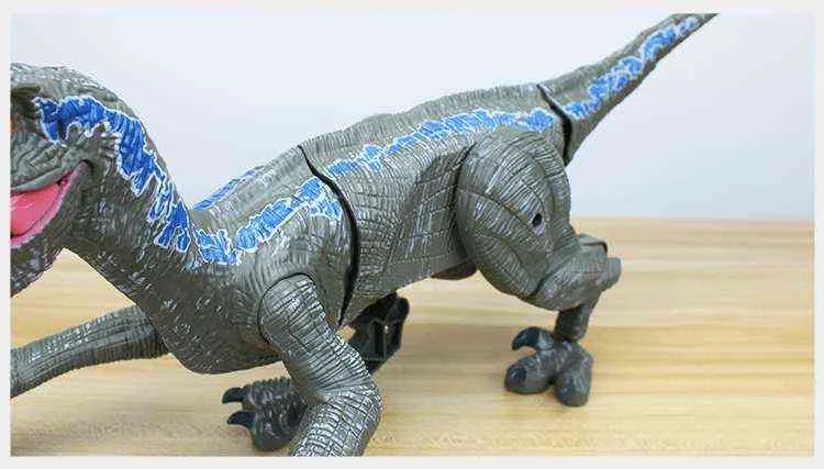 Jurassic Remote Control Dinosaur Toy With Lighting And Sound 2.4G ...