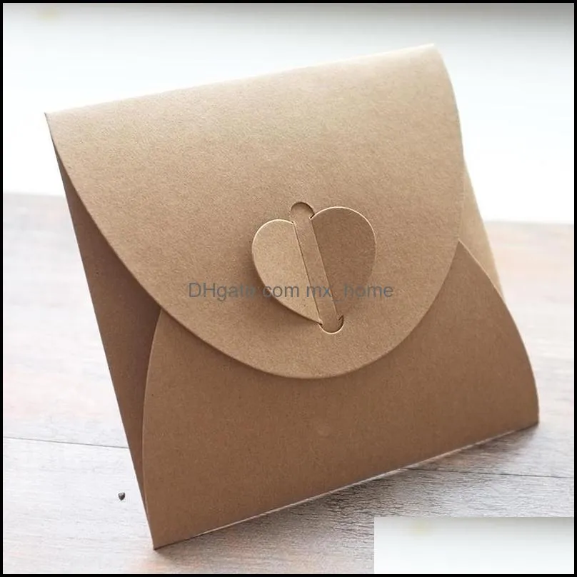 Wholesale-Free shipping 50pcs 13x13cm Disc CD Sleeve 250gsm Kraft CD DVD Paper Bag Cover CD Packaging Envelopes Pack wedding party