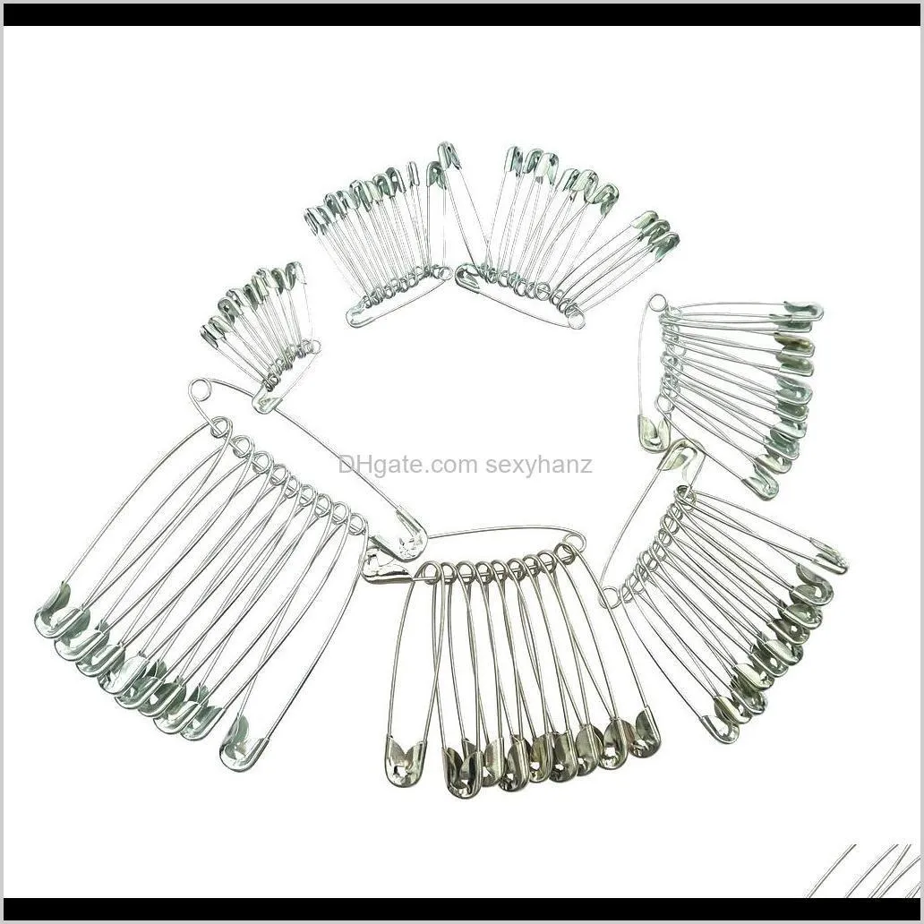 350 pieces needles safety pins assorted size small medium large for diy sewing craft