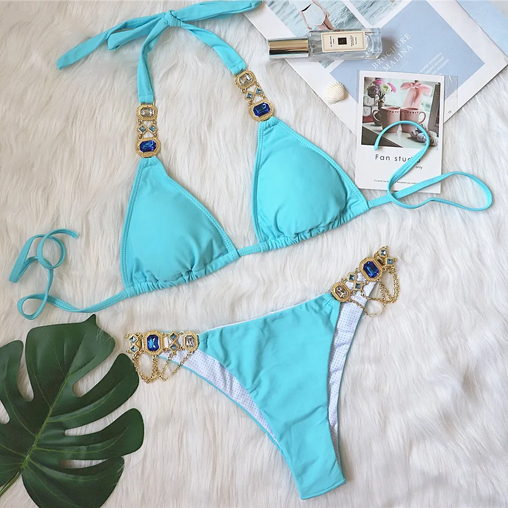 Metal hotsell chain bikini