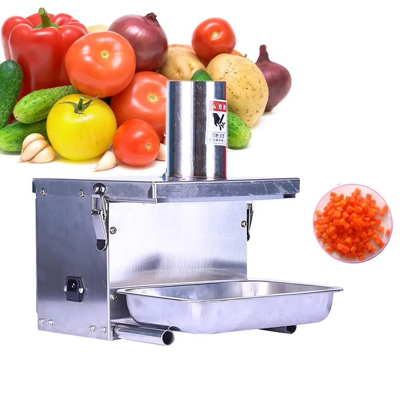 Commercial Dicing Machine Carrots Granulator Electric Cube Cutting Machine Vegetables Potatoes