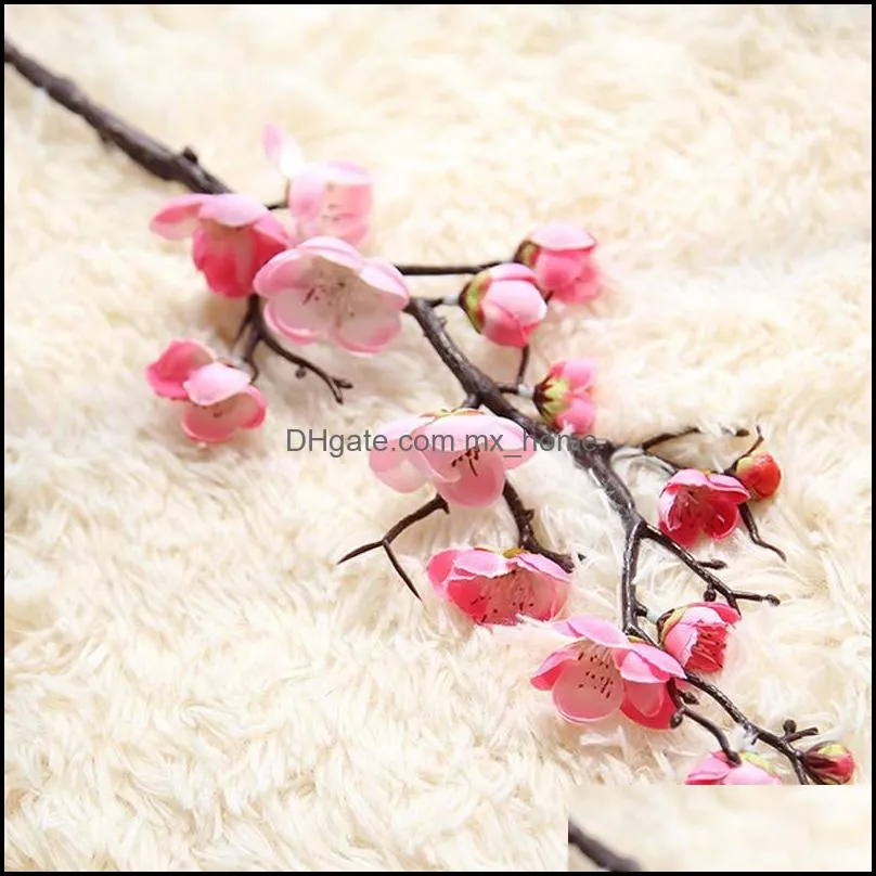 Artificial Silk Flower Mini Cherry Blossom Sakura For Wedding Party Table Decor Acessorise Floral Wholesale Fake Flowers