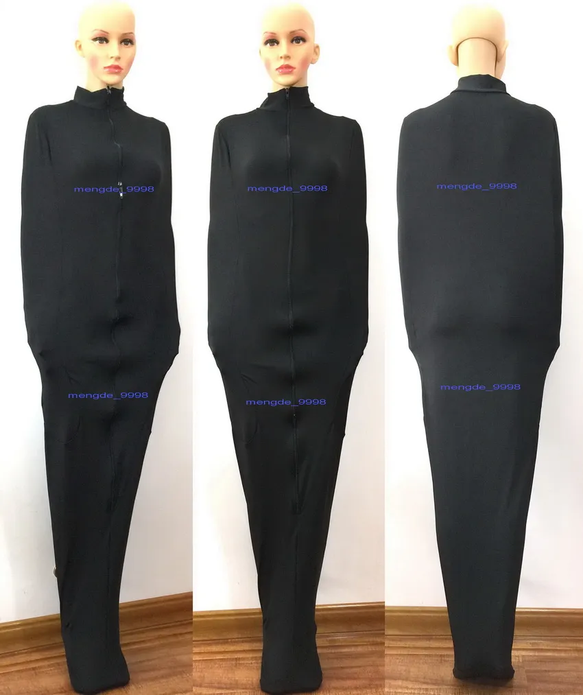 Women Bodysuit Sleeping Bag Unisex Spandex Mummy Catsuit Costume