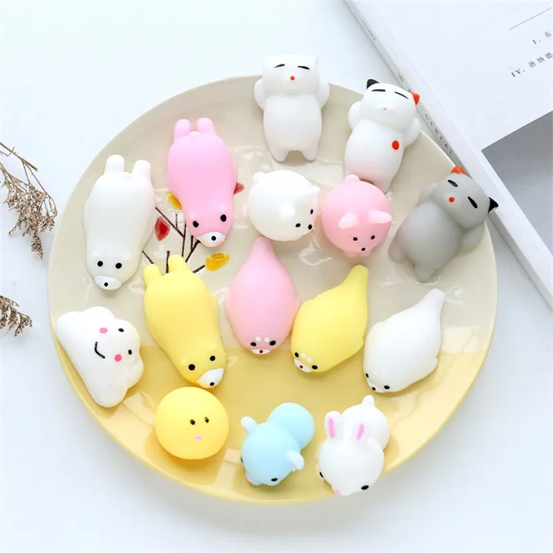 Squishy Min Change Color Cute Cat Antistress Squishy Ball Squeeze Mochi Rising Abreact Soft Sticky Stress Relief Funny Gift Toy 1103 V2