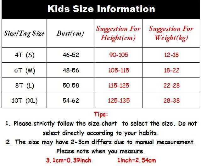 kids size