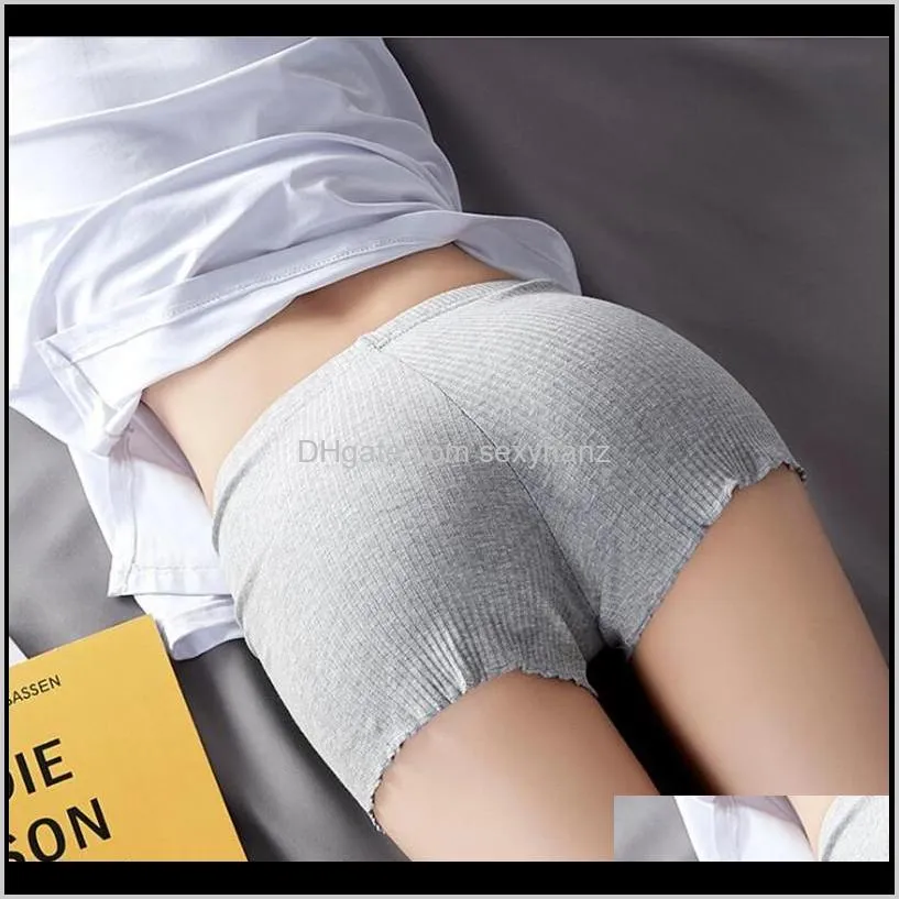 women plus size safety pants summer breathable outdoor comfort shorts anti-shine safety panties stretch boxers