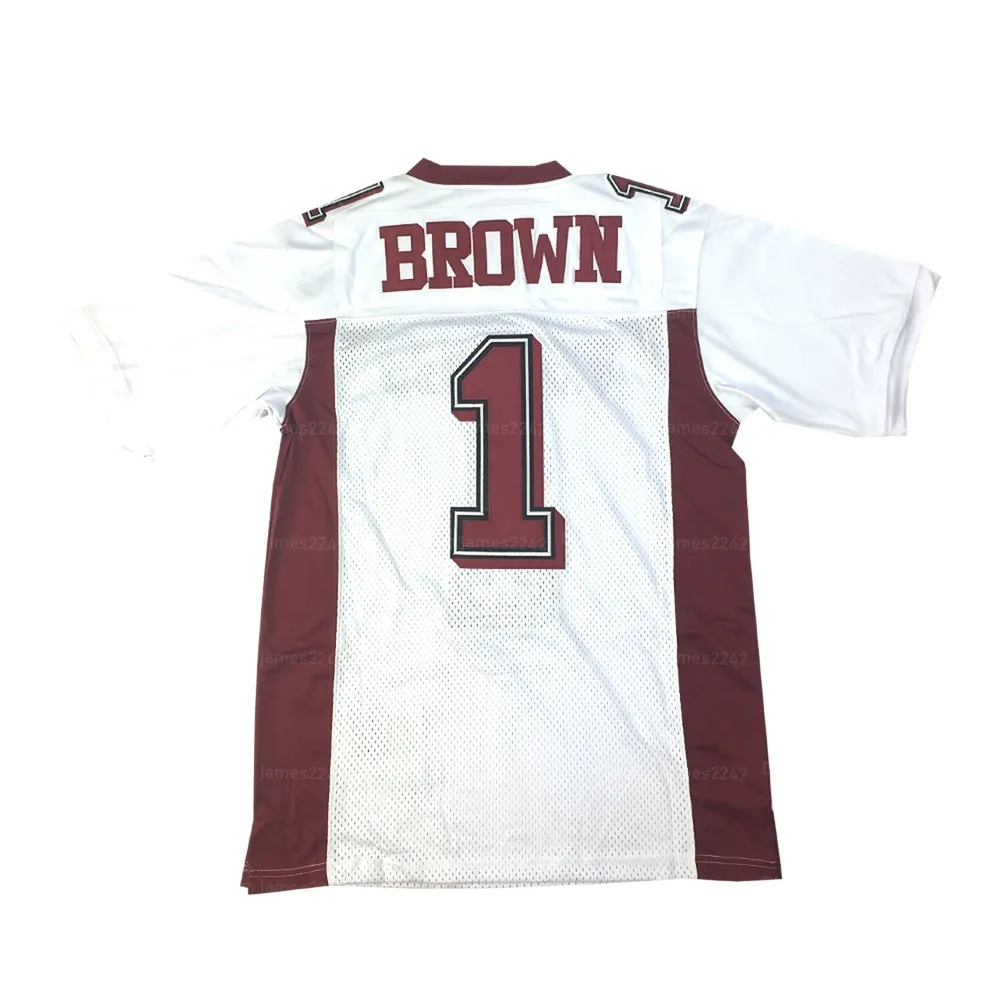 Custom Antonio Brown 1 High School Football Jersey Embroidery Ed White Any Name Number Size S 4xl Jerseys Top Quality From Customsportsjerseys 26.43 DHgate.Com