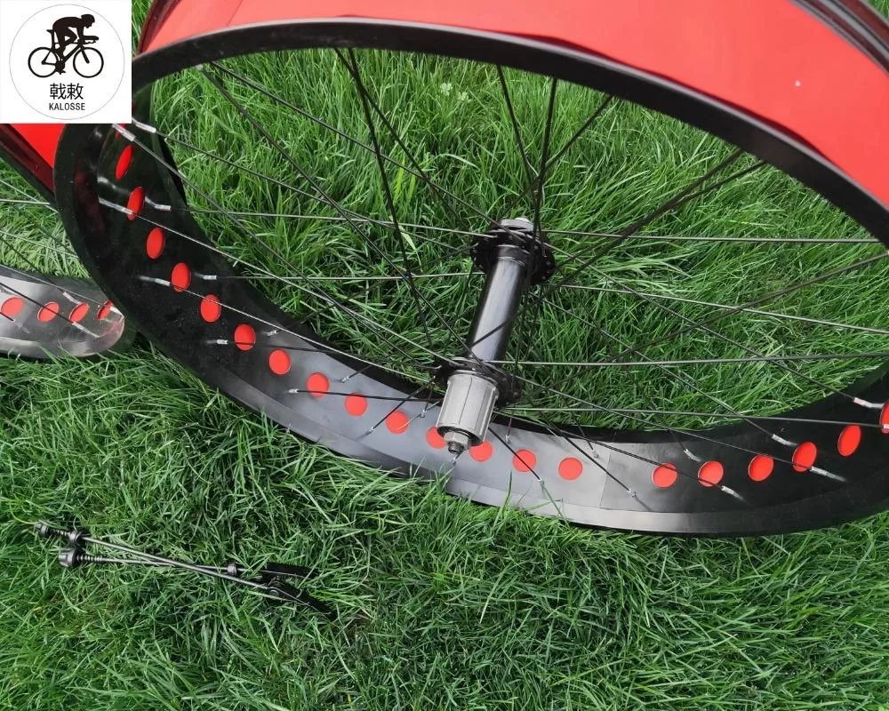 Bike Wheels Kalosse DIY Color 36 Holes Fat Bikes 26 4.0 Tires Snow