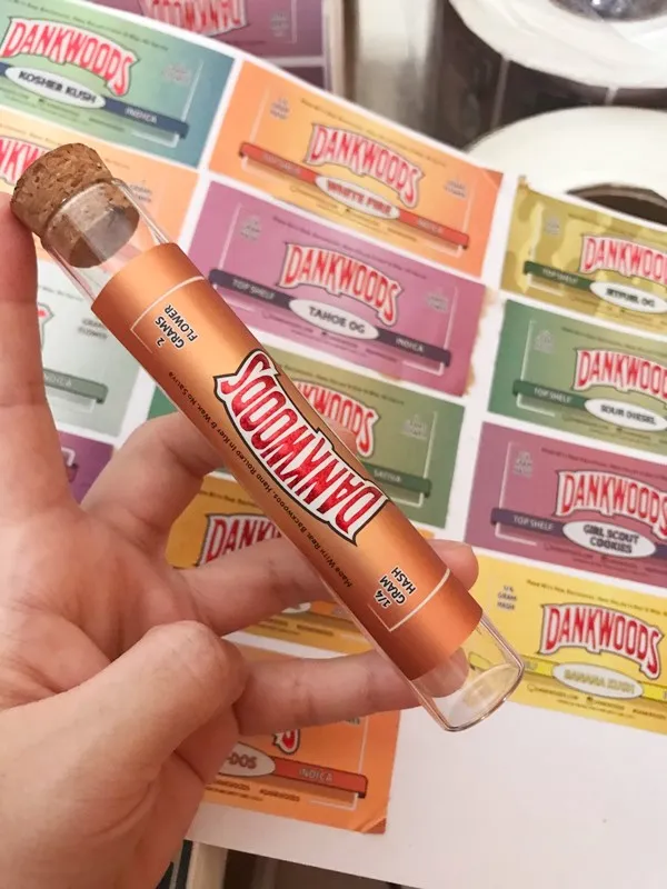 Wholesale Moonrock Dankwoods Backwoods Sticker Pre Roll Labels For