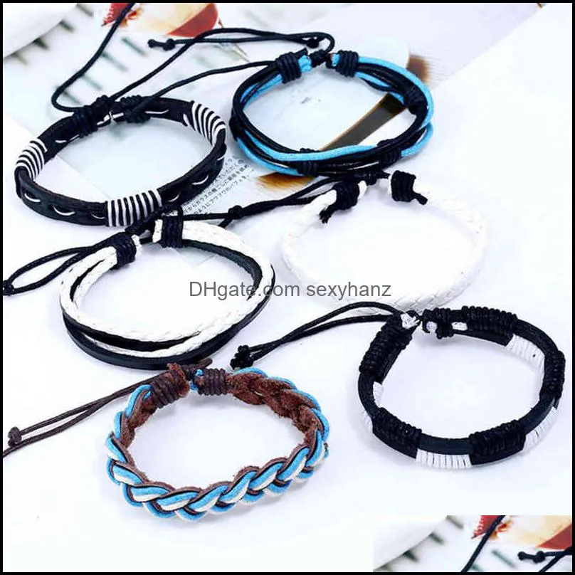 Bracelets bracelet leather Woven suit accessories DIY Leather