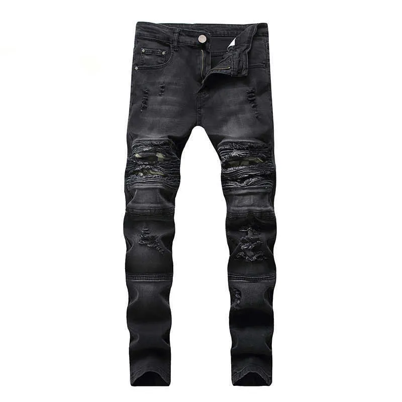 Cotton Denim Big Hole Distressed Jeans Save Big On Bulk Ripped