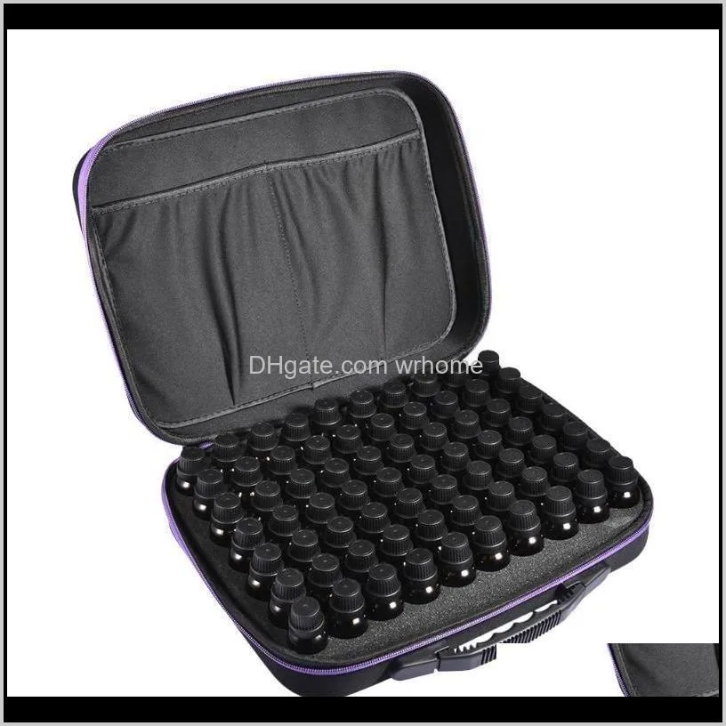 bottles oil holder traveling carrying case storage box hard shell dense foam opener holds 15105 ml roller for sale bags