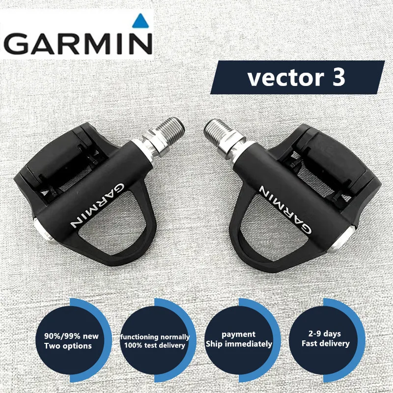 GARMIN Vector 3 Bilateral Power Meter Locked Mountain Bike Road Bike Cycling Foot Sensor Compatible with EDGE Code Table Series 201120