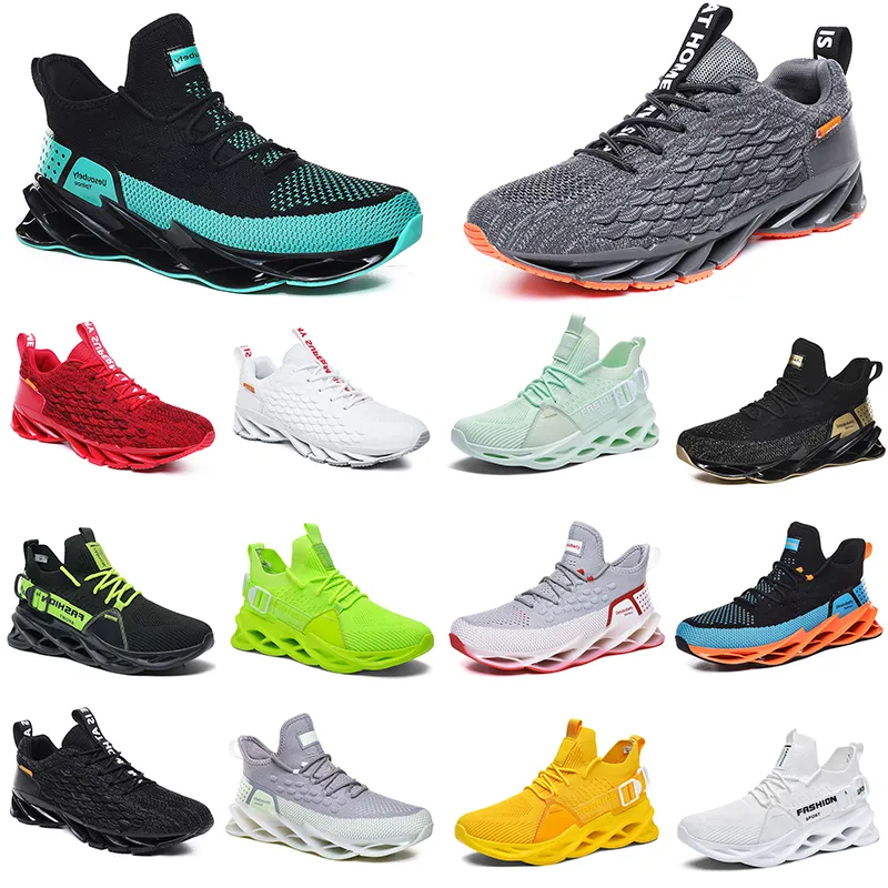 Mens Running Skor Cool Yellow Static Triple Black White Split Multi Light Orange Is Navy Blå Gyllene Deep Grey Women's Trainers Utomhus Vandring Sport Sneakers