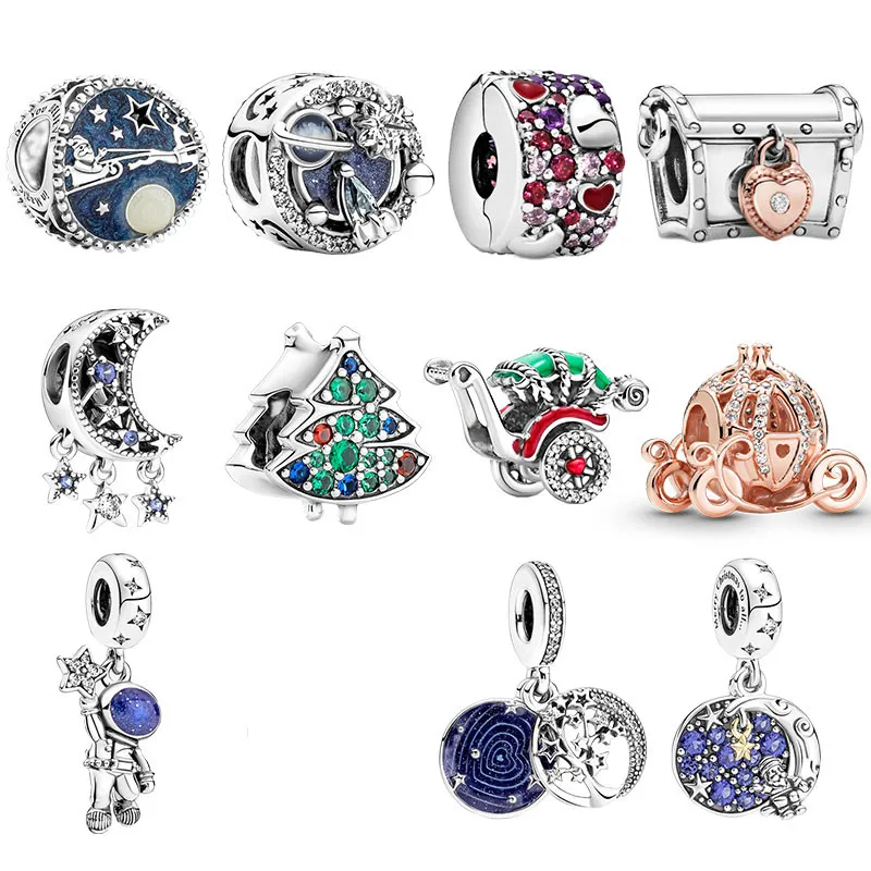 925 Sterling Silver Pingente Animal Coruja Koala Esmalte Charme Bead Fit Pandora Pulseira Colar Mulher Jóias Presente