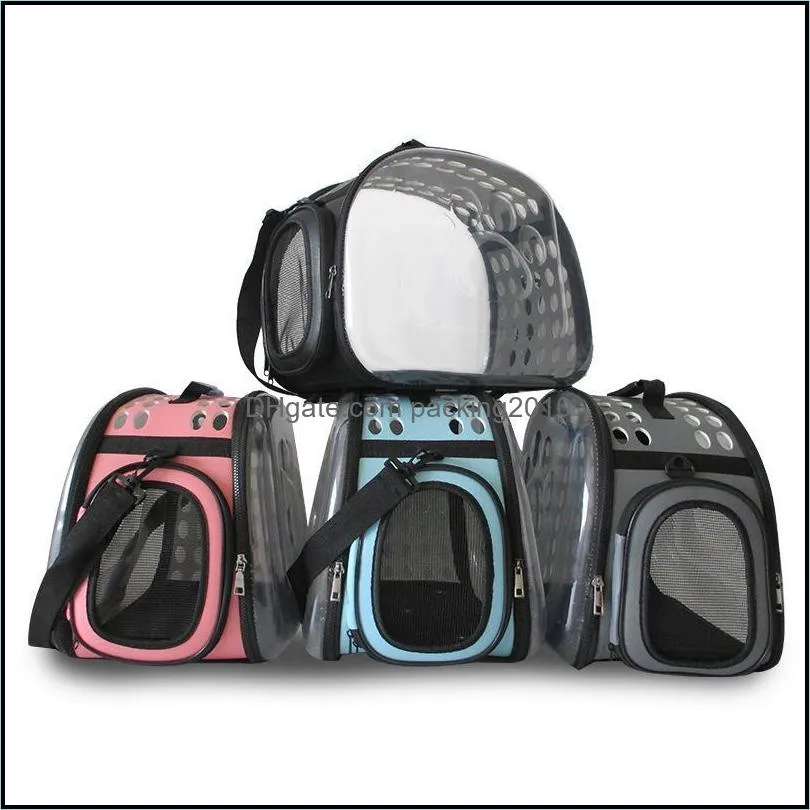 Eva Pet Bag out Portable Clear Dogs and Cats Backpack Foldable Breathable Portable Cat Bag