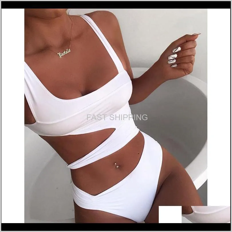 One Piece Swimsuit Women Cut Out