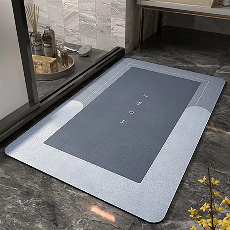 Tapis de sol absorbant à séchage rapide pour salle de bain, en stock, DHL a57