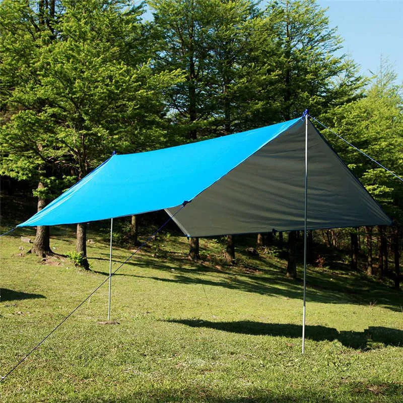 3x3m Outdoor Sun Shelter Sun Luifel Waterdichte Tarp Tent Schaduw Ultralight Tuin Canopy Sunshade voor Auto Outdoor Tent Shelter Y0706