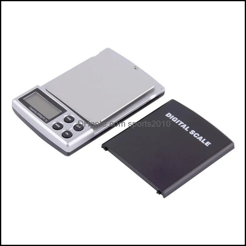 Portable LCD Mini Electronic Balance Weight Scale Pocket Jewelry Diamond Weighting Scales 1000g x 0.1g fast shipping