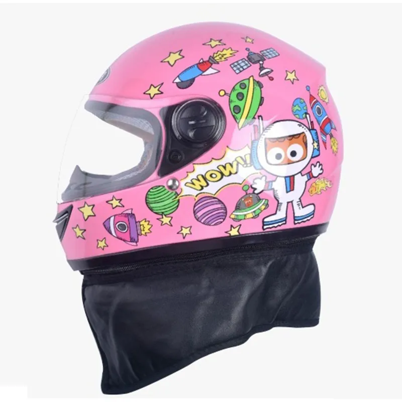 48–55 cm Winter-Motorrad-Kinder-Moto-Integral-Kind-Motocross-Kinder-Helme mit abnehmbarem Innenfutter