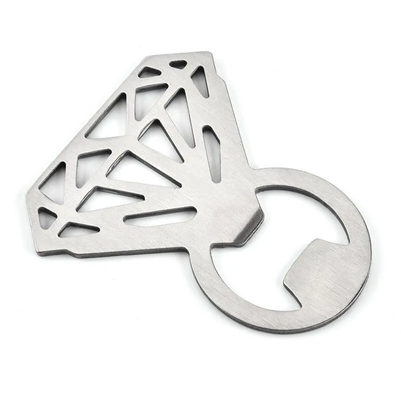 The Diamond Ring Shape Bottle Diamond Rvs Bierflessen Openers Holle Ring Opener Creative