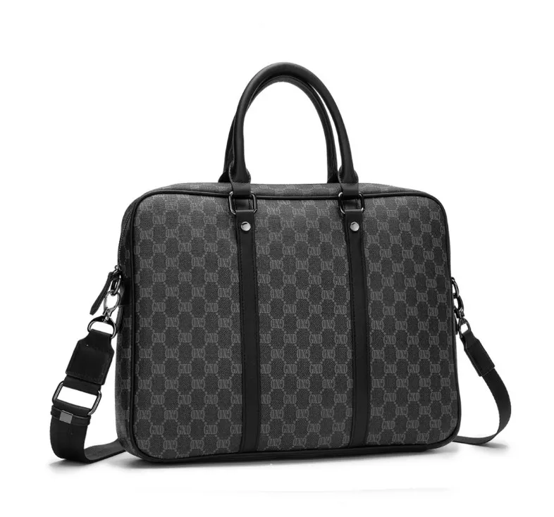 Hoge kwaliteit mannen vrouwen fashion design laptoptas cross body schouder notebook zakelijke aktetas computer met Messenger bags190T