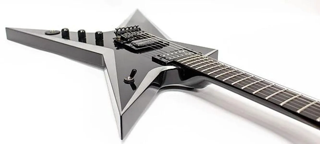 Wash Dime Stealth Electric Guitar Black Metallic From