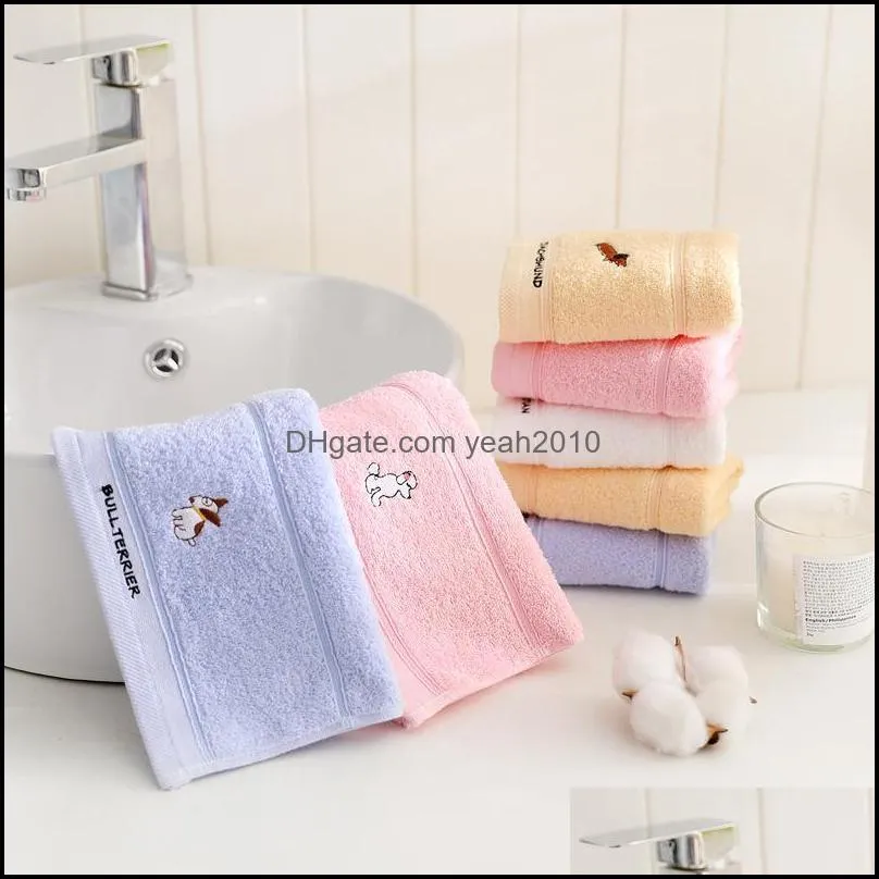 Towel Baby Cotton Soft Cute Embroidered Pattern