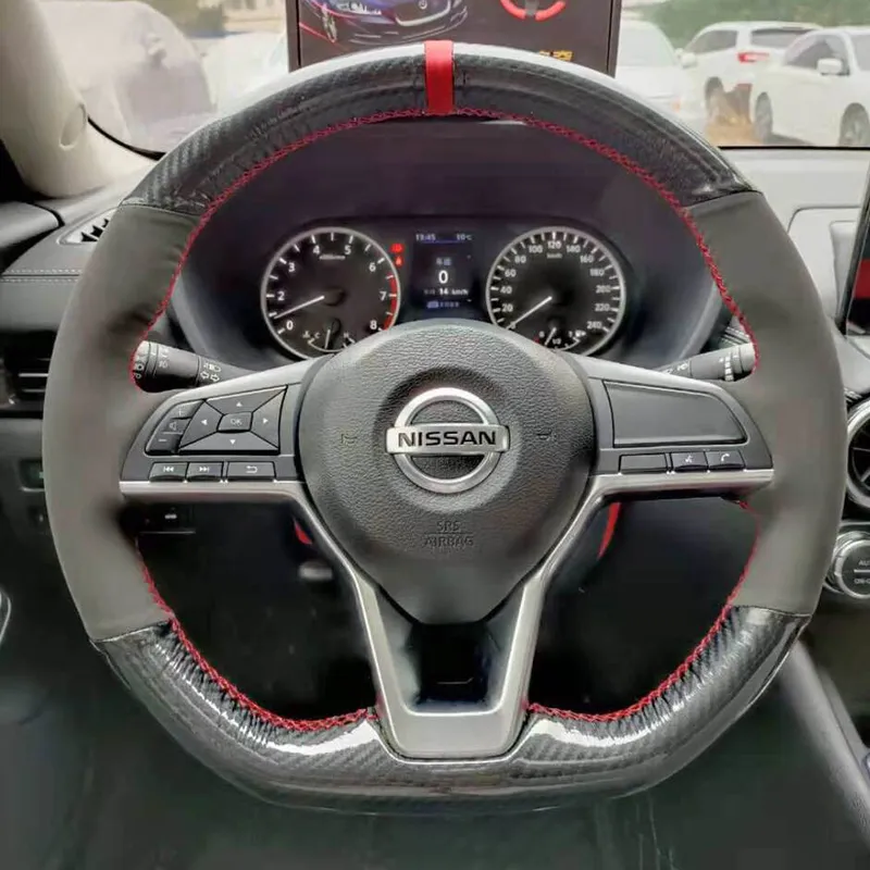 New Carbon Fiber And Black Suede Nissan Maxima Steering Wheel Hand Sewing Sleeve For Nissan Rogue 2017 2021 Nissan Altima 2019 New From Gzy3300 41.43 DHgate.Com