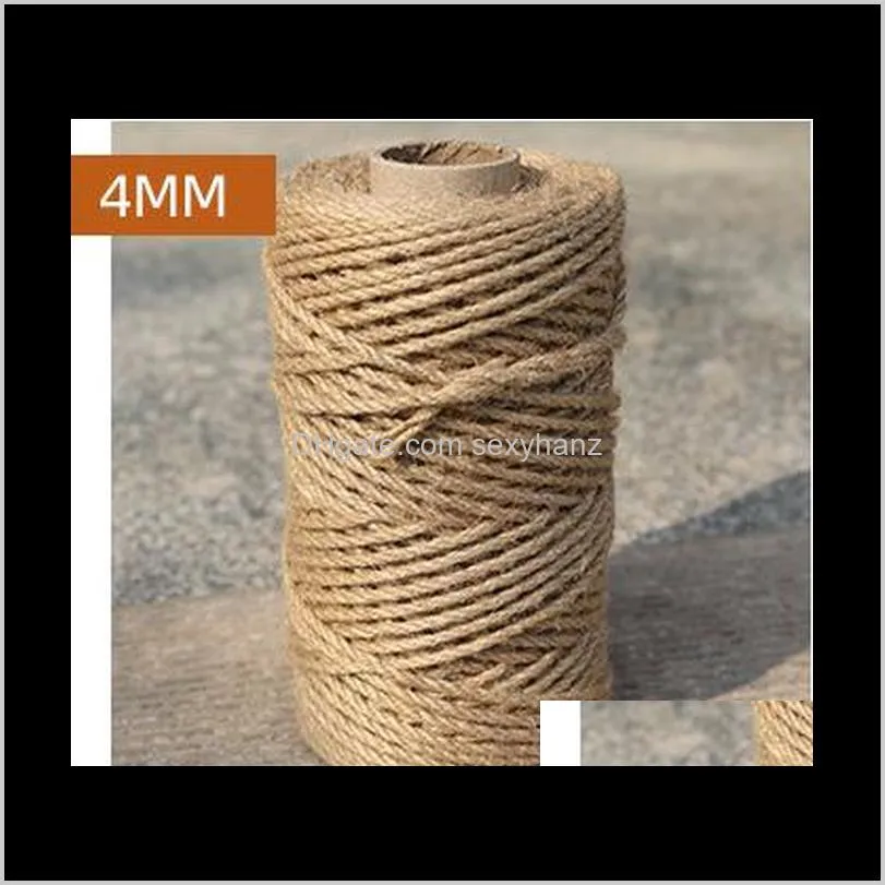 High Quality 4mm 6mm Jute Sisal Rope for Shipping Application