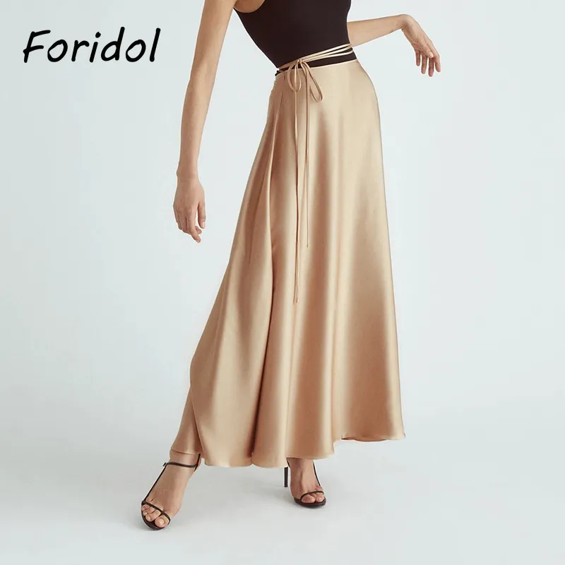 Elegante Gonna Di Maxi In Raso Femminile Con Fascia E Gonna Da Festa In Seta Nera Con Involucro A Fessura Da 10 93 DHgate