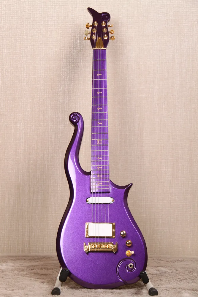 Prince Custom Alder Electric Guitar Cloud Metallic Purple Finish