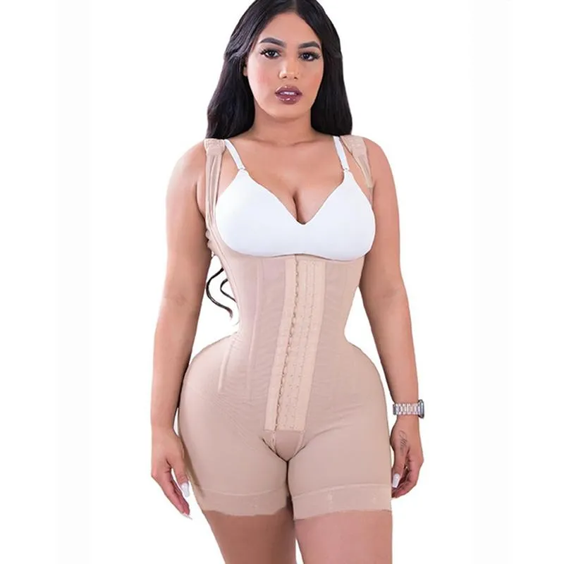 Womens Large Shape High Compression Bodysuit With Gorset Fajas Open Bust  Waist Trainer For Workout And Comfort From Necksweater, $37.58