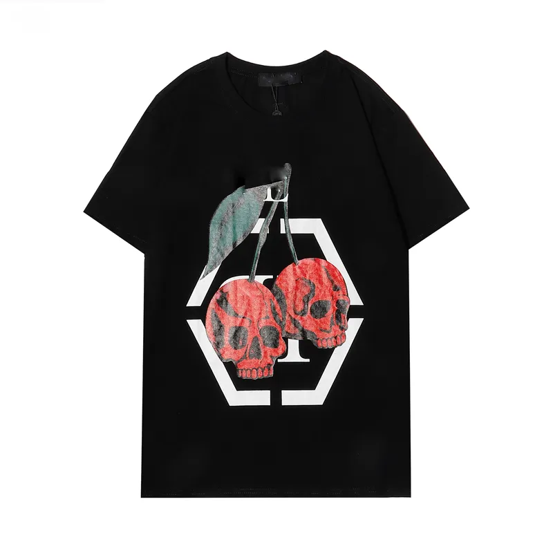 T-shirt Designer Skull Mens Tigre Tiger Tees di alta qualità Summer Summer Basic Solid Crystal Stampa lettera Skateboard Casual Punk Tops TEE Donne Camicie Abbigliamento Manica corta S-2XL
