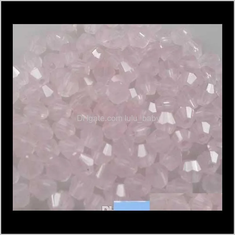 wholesale 1000pcs/lot shipping 4mm bicone crystal spacer 5301# beads diy u pick