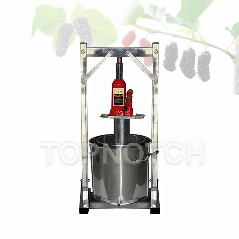 Machine de pressage de jus manuelle maison presse-agrumes en acier inoxydable auto-brassage presse à vin de raisin manoir presseur de Ferment de fruits 36L/22L