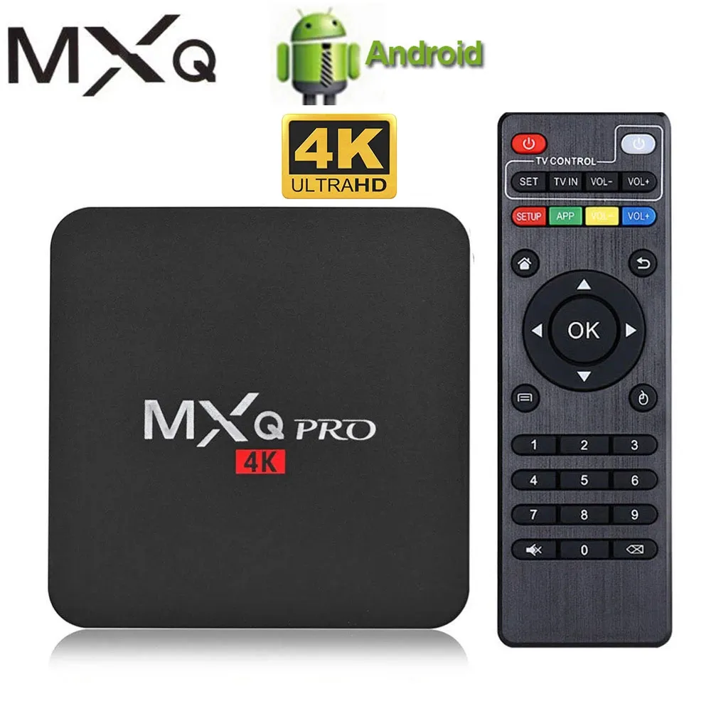 MXQ Pro 4K Android TV Box RK3229 Quad Core TVBOX 1G 8G 2.4G WIFI 4K 3D Smart TV Android 7.1 TV Box MXQ Pro 4k Sep Top Box