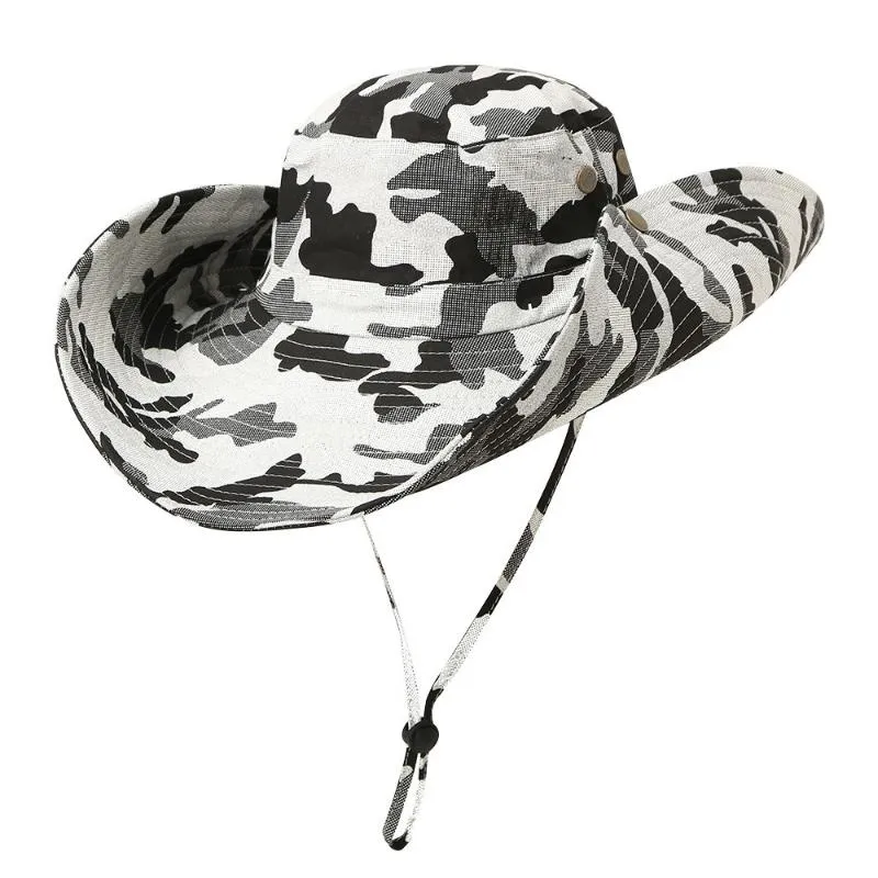 Camouflage Boonie Fishing Hats For Men With Wide Brim For Outdoor