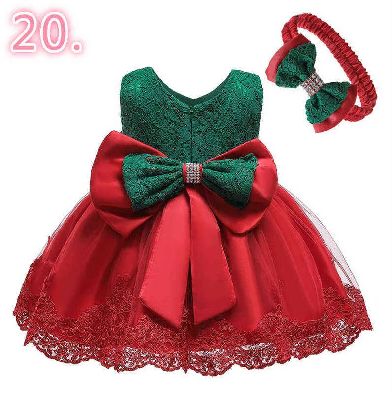 1-24-Baby Dress Lace Flower Christening Gown