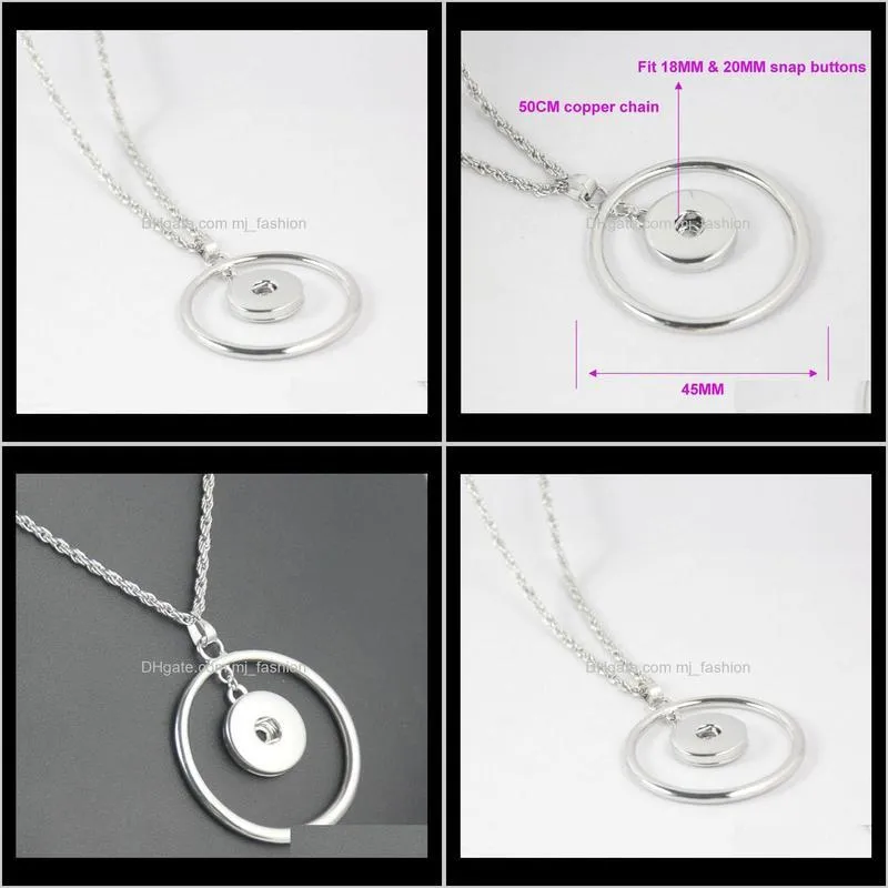 newest snap button jewelry necklace ne202 (fit 18mm 20mm snaps ) ginger snap buttons necklace-p