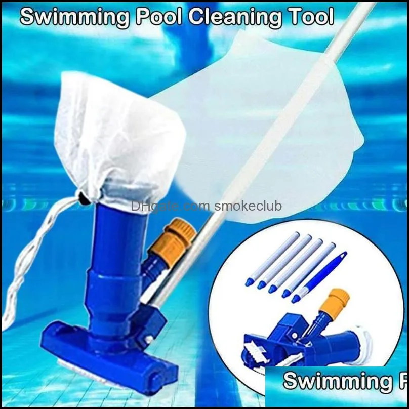 Pool & Accessories 1 Set Swimming Vacuum  Cleaner Floating Objects Cleaning Tools Suction Head Brush For Spas Ponds Fountain