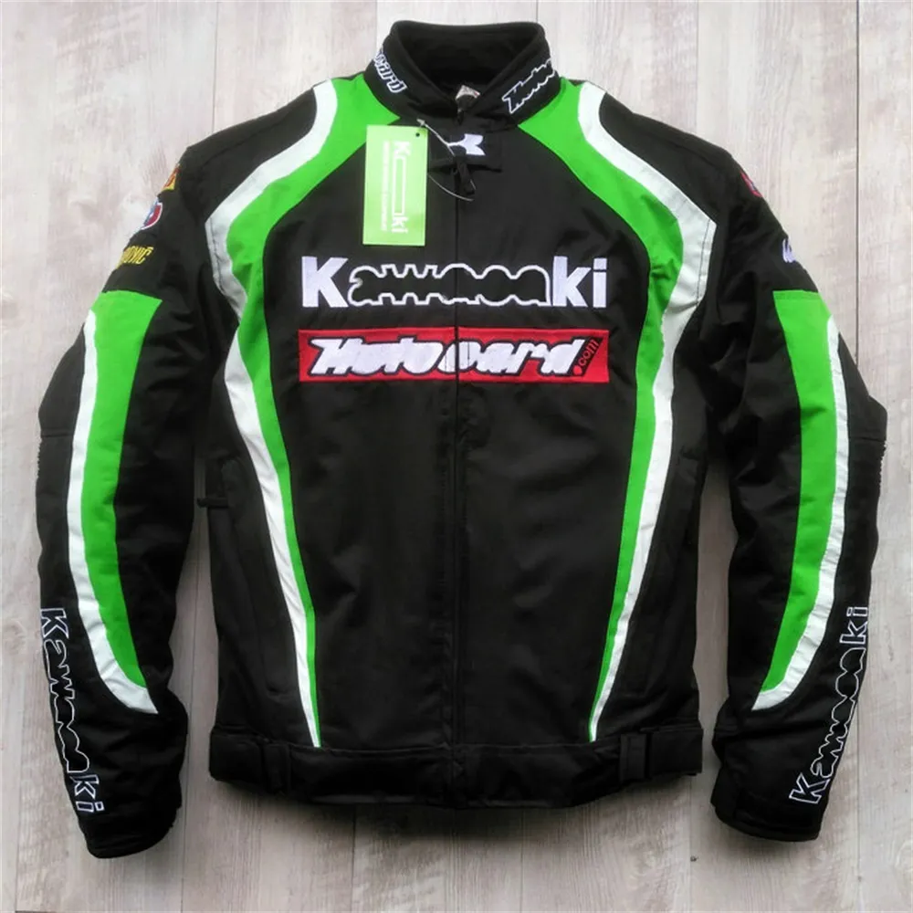 The new riding anti-fall motorcycle jacket men and women autumn and winter racing thermal insulation cotton jacket motorcycle leat255A